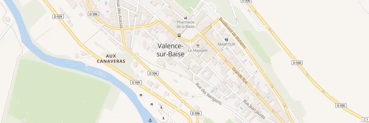 Plan du 19 Rue Saint Jean à Valence-sur-Baïse