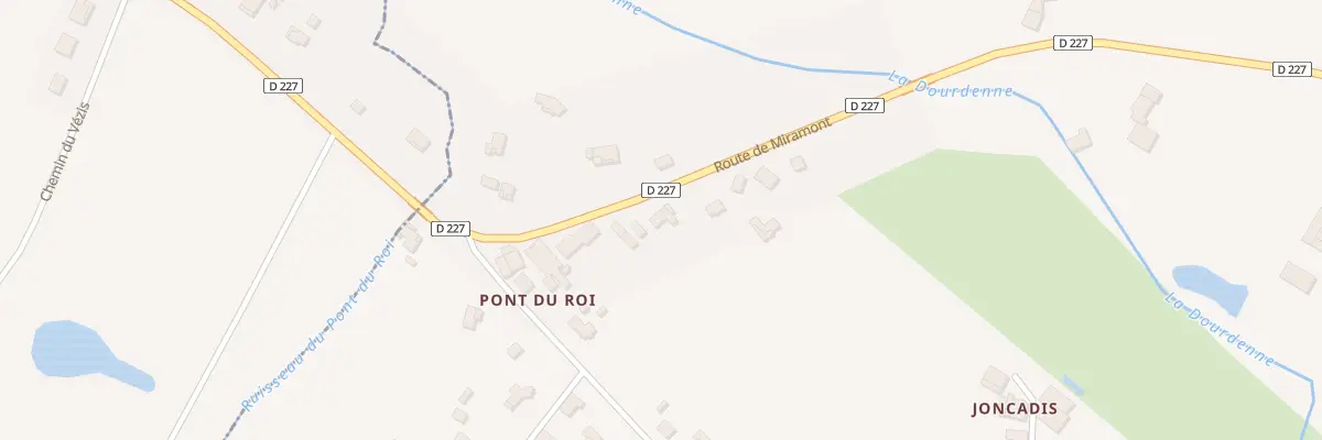 Plan du 1519 Rte de Miramont à Lavergne