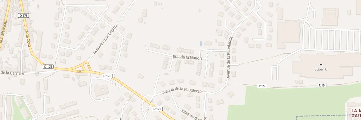 Plan du 8 Rue de la Nation à Mamers