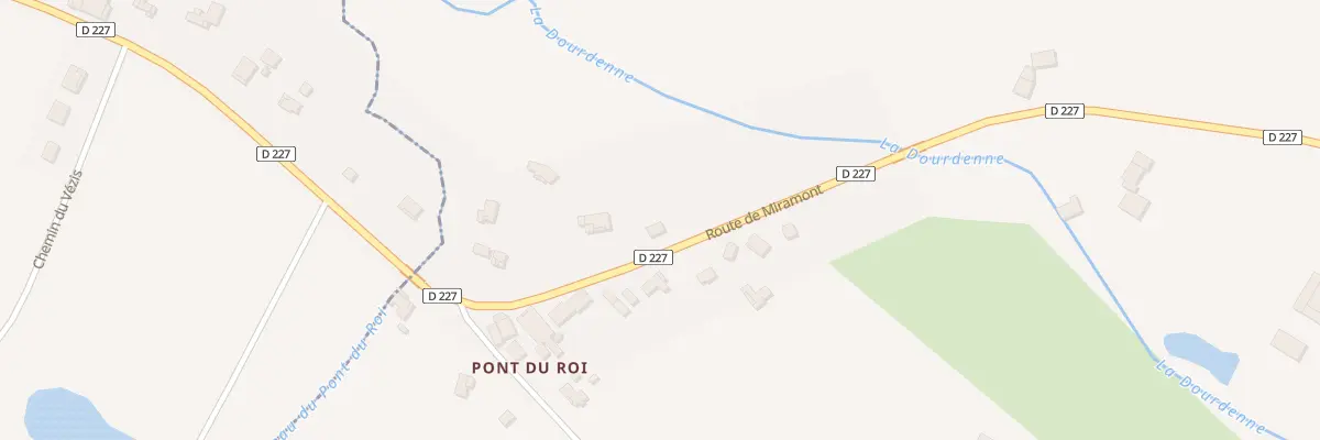 Plan du 1498 Rte de Miramont à Lavergne