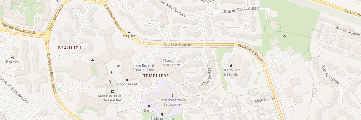 Plan du 18 All de Vayres à Poitiers
