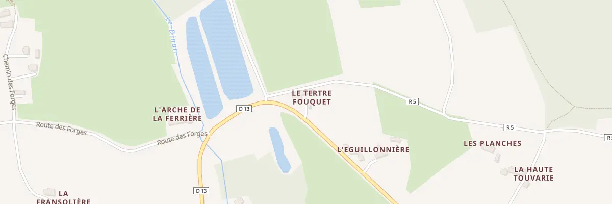 Plan du 2 Le Tertre Fouquet à Jupilles