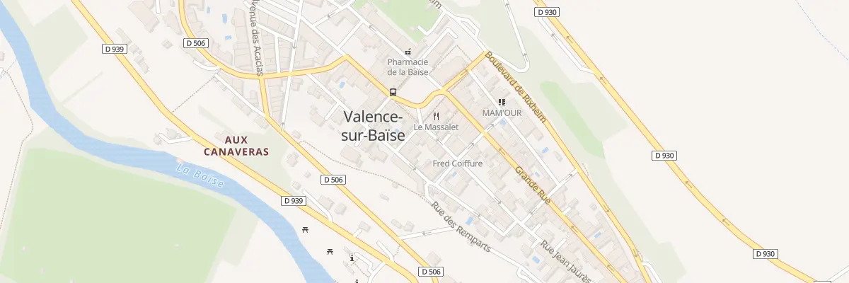 Plan du 4 Rue Jean Jaurès à Valence-sur-Baïse