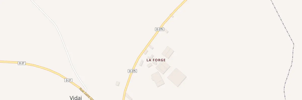 Plan du 8 Rue de la Forge à Vidai