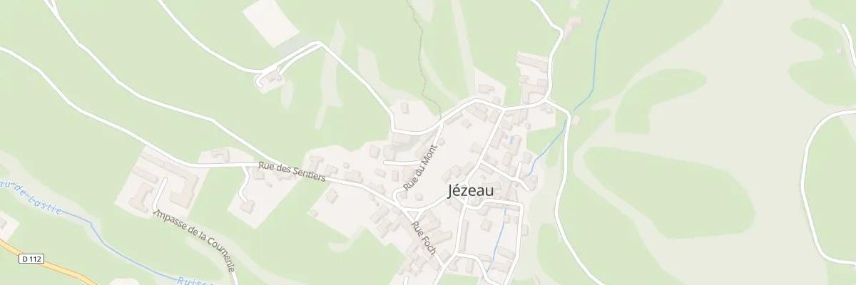 Plan du 2 Rue du Mont à Jézeau
