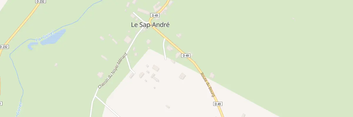 Plan du 44 Le Bourg au Sap-André