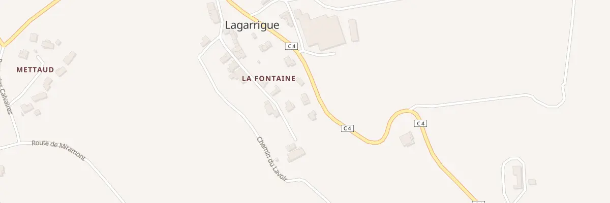Plan du 5107 La Fontaine à Lagarrigue