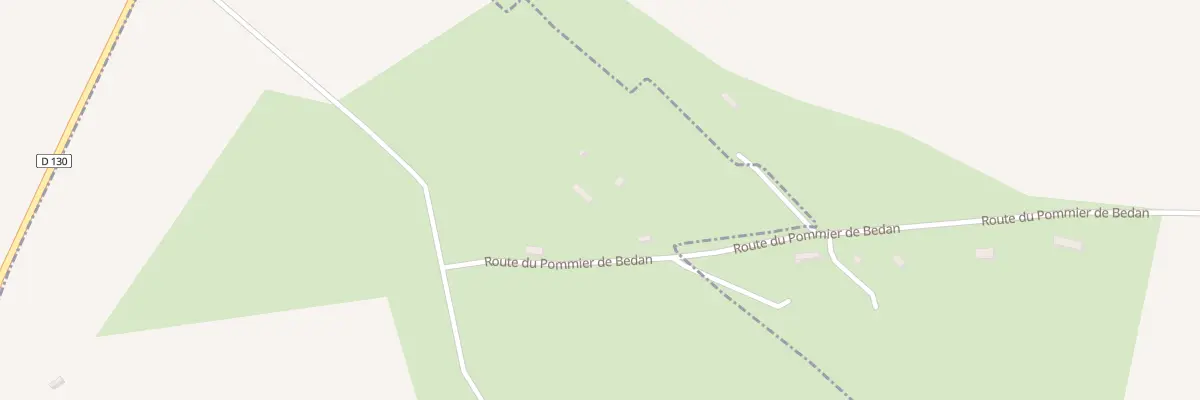 Plan du 111 Rte du Pommier de Bédane à Saint-Aubin-de-Bonneval