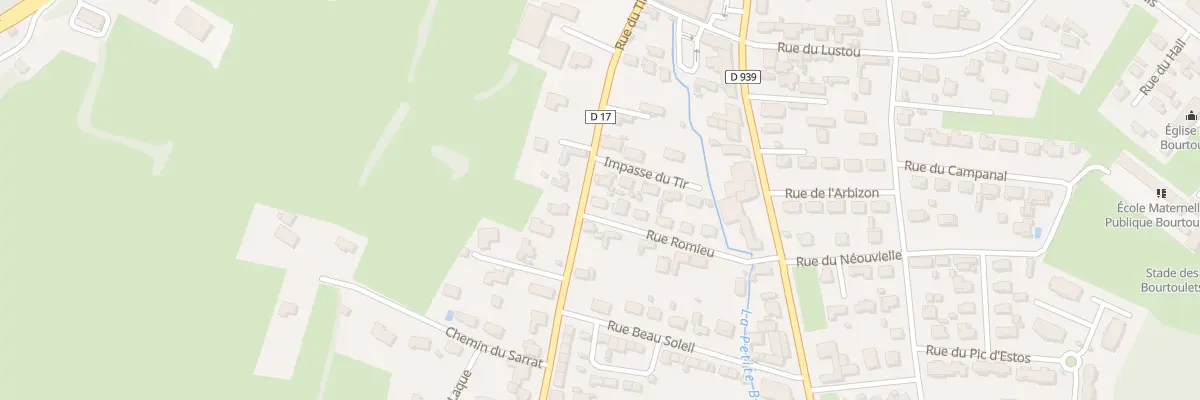 Plan du 393 Rue du Tir à Lannemezan