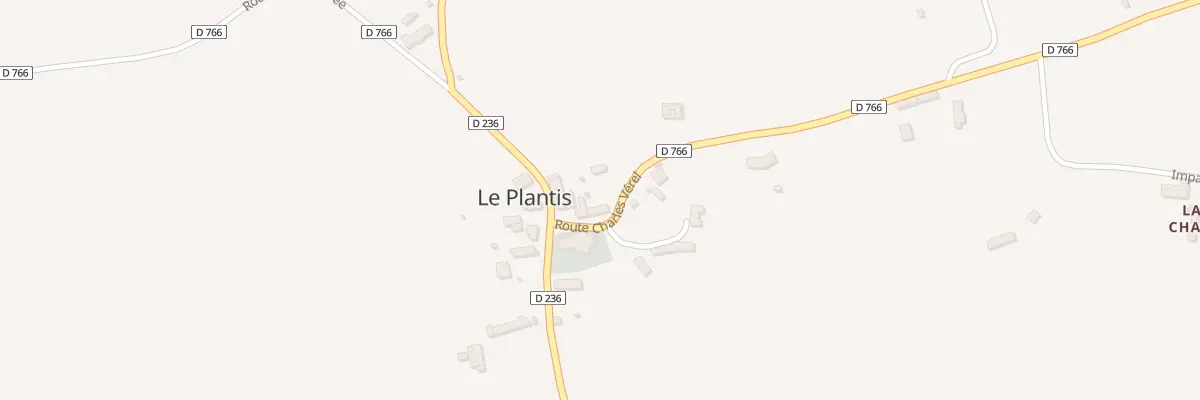 Plan du 5 Le Bourg au Plantis