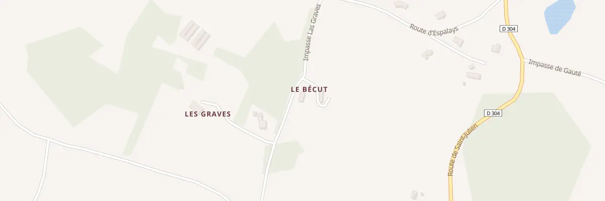 Plan du 155 Las Graves à Port-Sainte-Marie