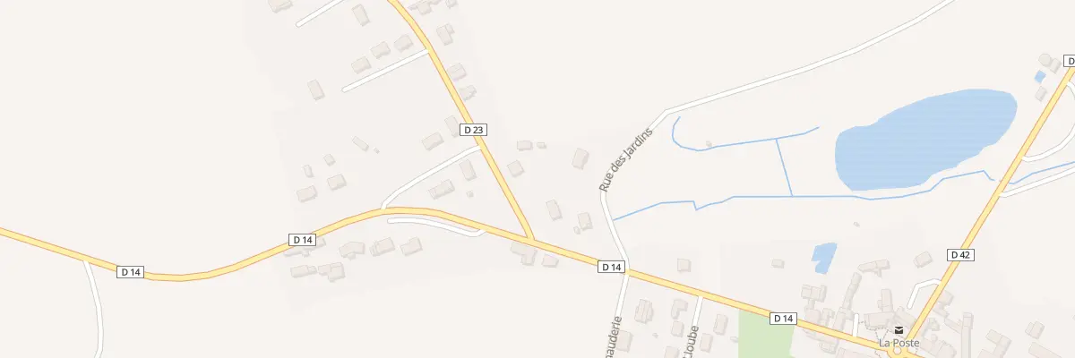 Plan du 4 Rte de Serigny à Sossais