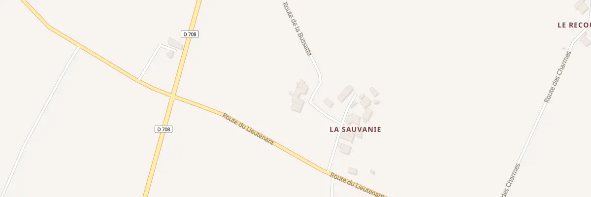 Plan du 421 Rte de la Bussatte à Cherval