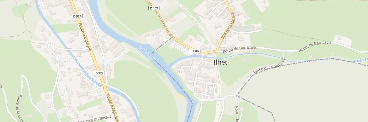 Plan du 5048 La Vielle Debat à Ilhet