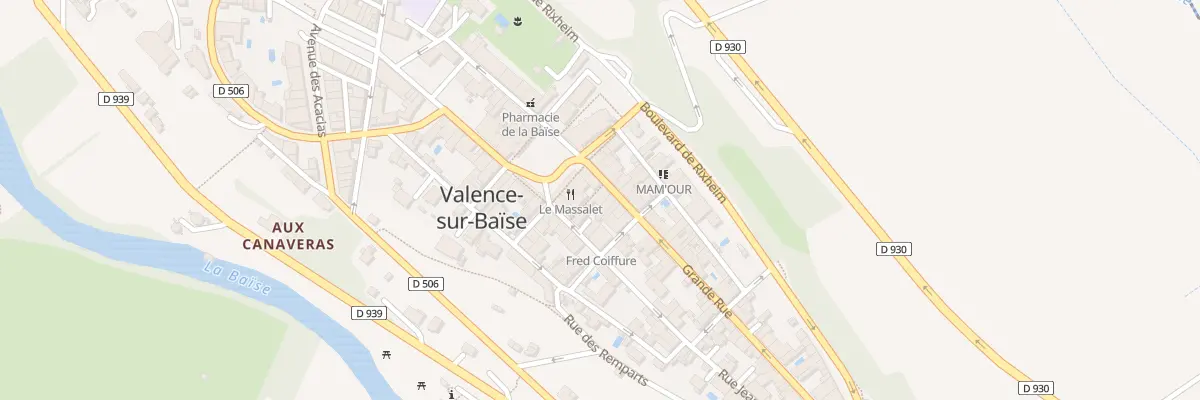 Plan du 4 Rue Grande Rue à Valence-sur-Baïse