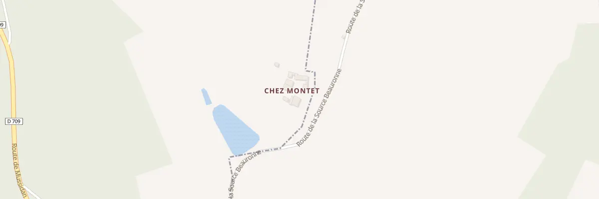 Plan du 60 Chez Montet à Siorac-de-Ribérac