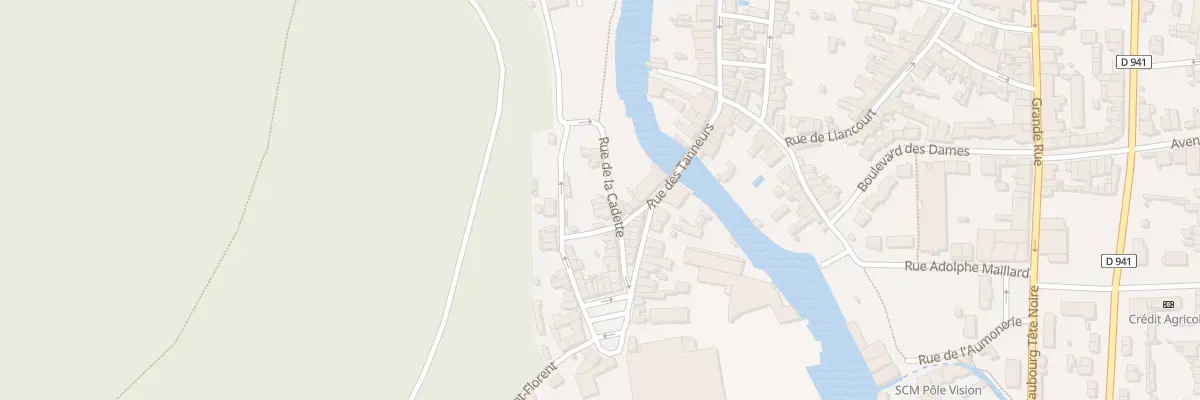Plan du 15 Rue La Cadette à La Rochefoucauld-en-Angoumois