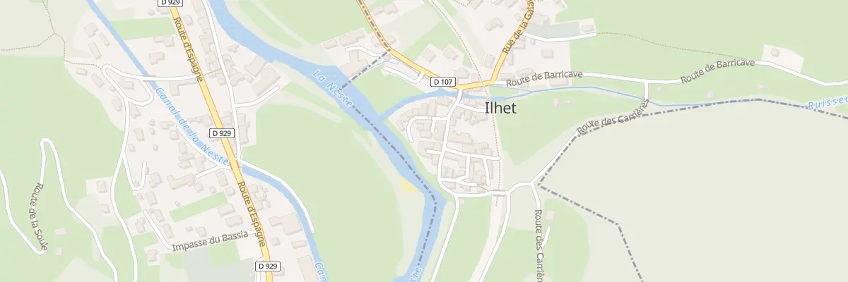 Plan du 5071 La Vielle Debat à Ilhet