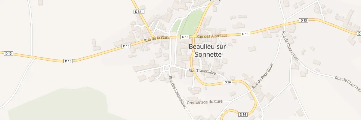 Plan du 5120 Le Bourg à Beaulieu-sur-Sonnette