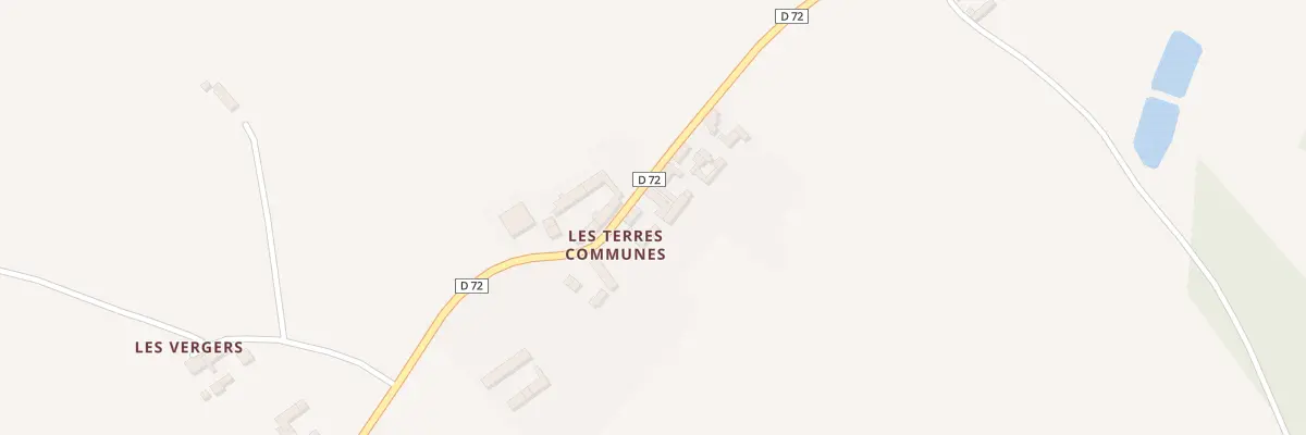 Plan du 8 Rue des Terres Communes à Saint-Christophe
