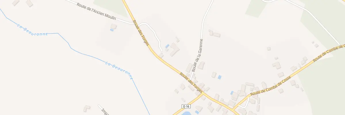 Plan du 23 Le Bourg-Nord aux Lèches