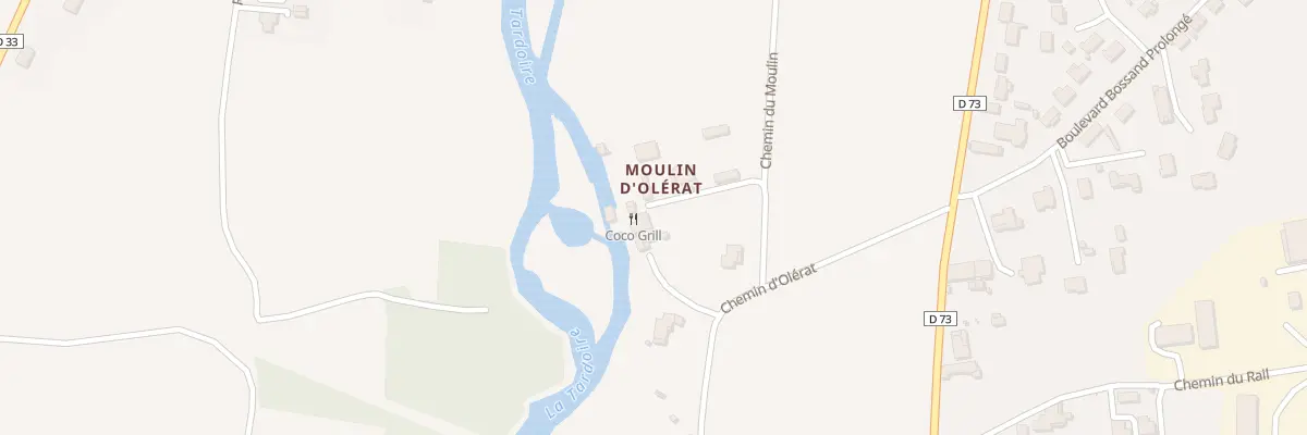 Plan du 8 Moulin d’Olérat à La Rochefoucauld-en-Angoumois