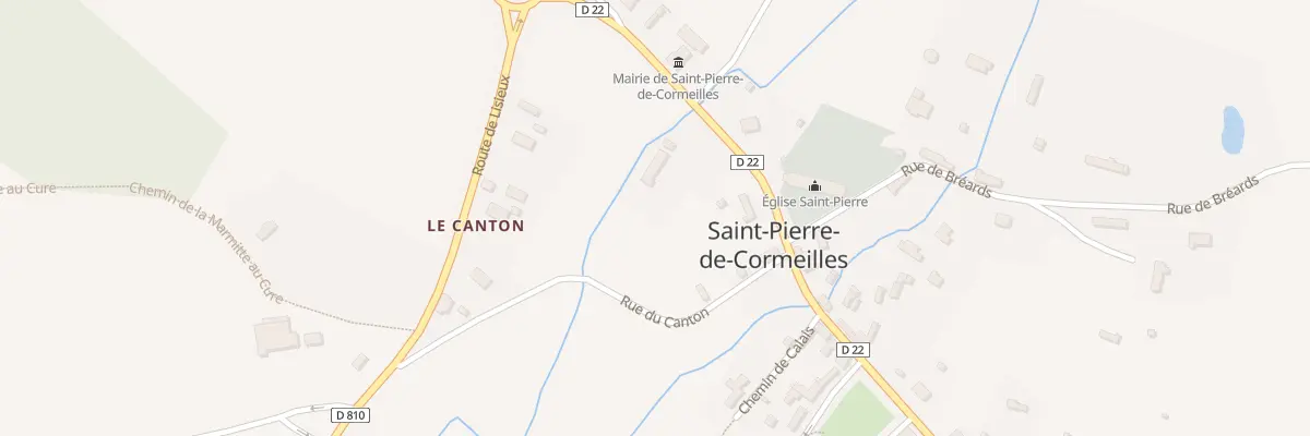 Plan du 142 Rte de Thiberville à Saint-Pierre-de-Cormeilles