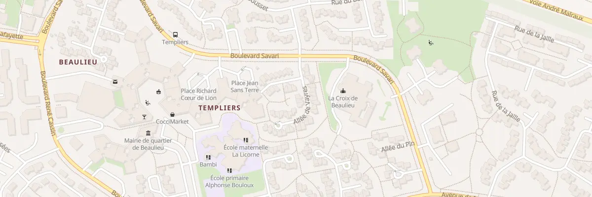 Plan du 32 All de Vayres à Poitiers
