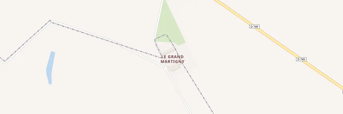 Plan du 197 Le Grand Martigny à Faye-la-Vineuse