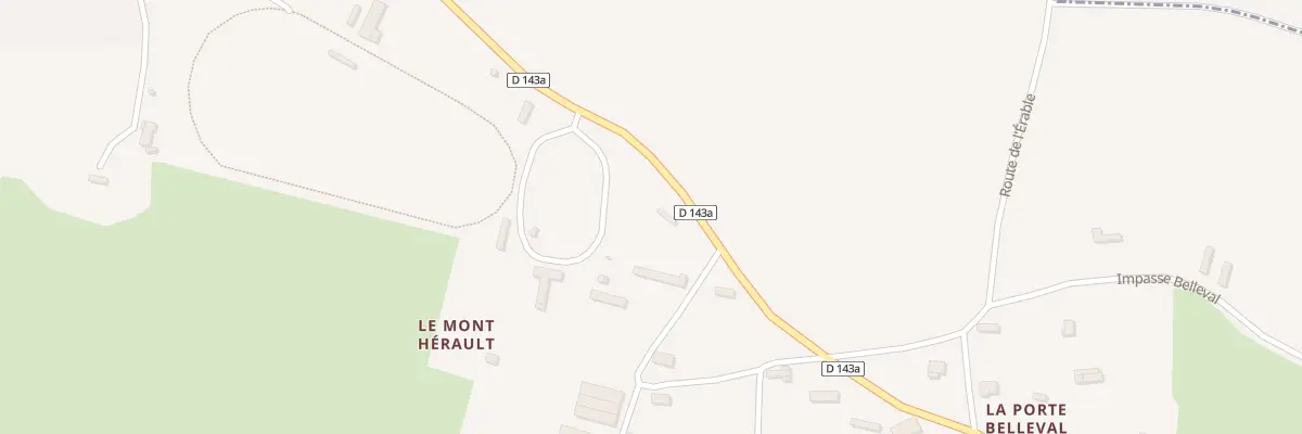 Plan du 880B Rte de la Chapelle-Hareng à Marolles
