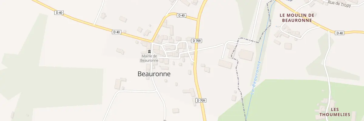 Plan du 70 Rue de l’Ecole à Beauronne