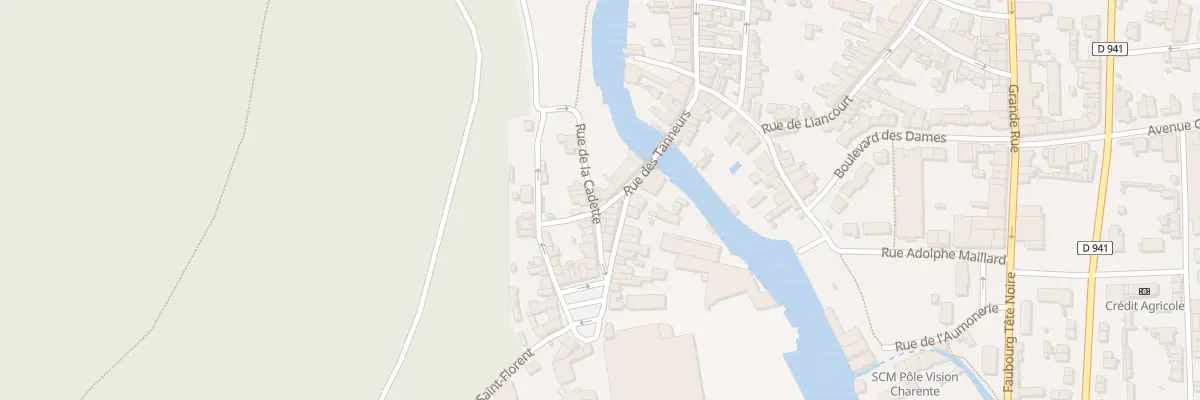 Plan du 10 Rue La Cadette à La Rochefoucauld-en-Angoumois