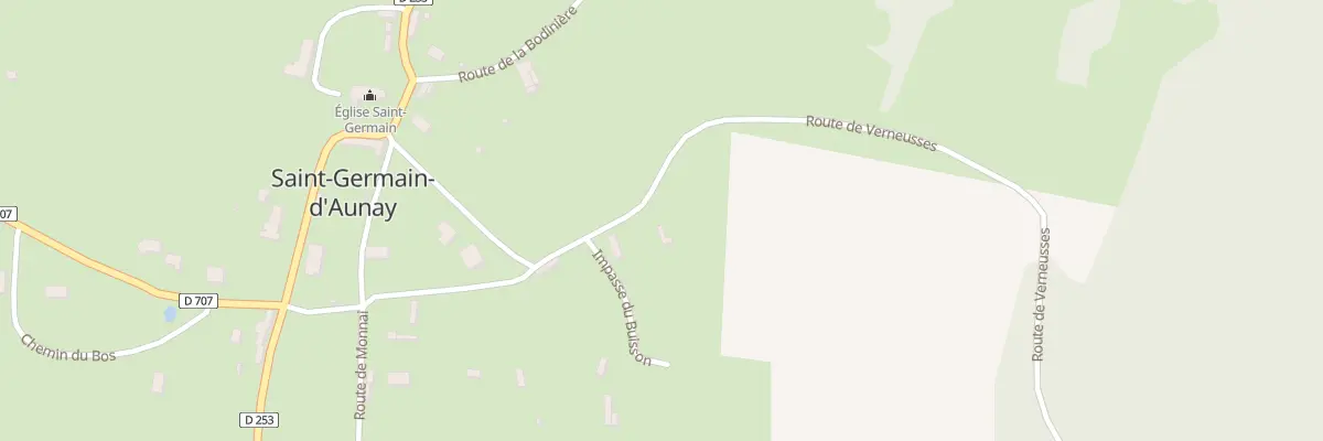 Plan du 19A Le Buisson à Saint-Germain-d’Aunay