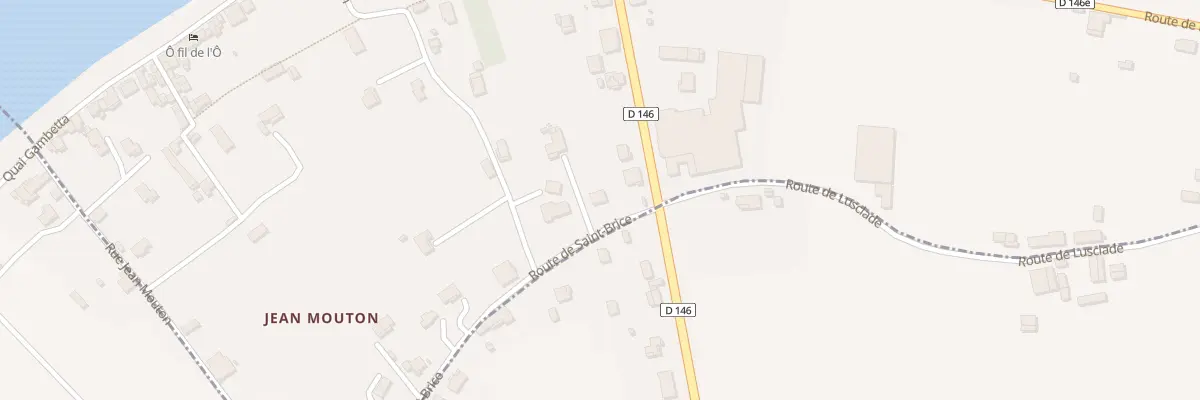 Plan du 56 Rte de Saint Brice à Clairac