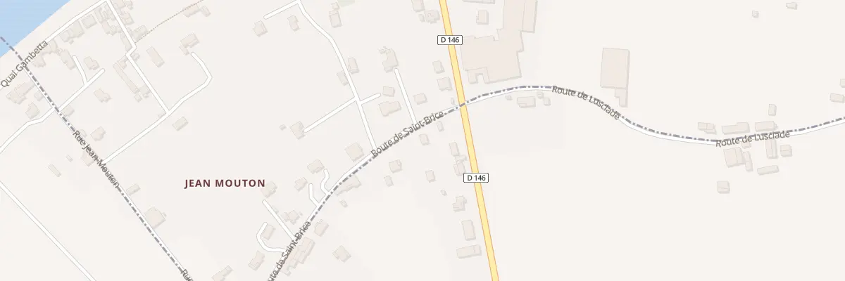Plan du 43 Rte de Saint Brice à Bourran