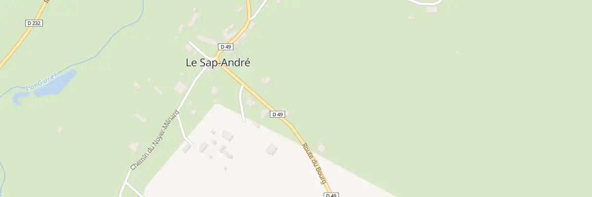 Plan du 40 Le Bourg au Sap-André