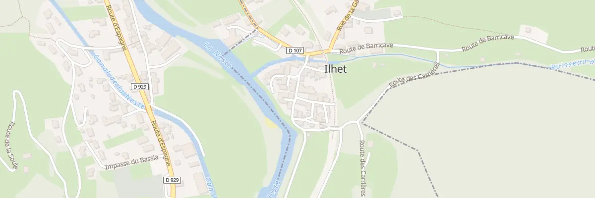 Plan du 5068 La Vielle Debat à Ilhet