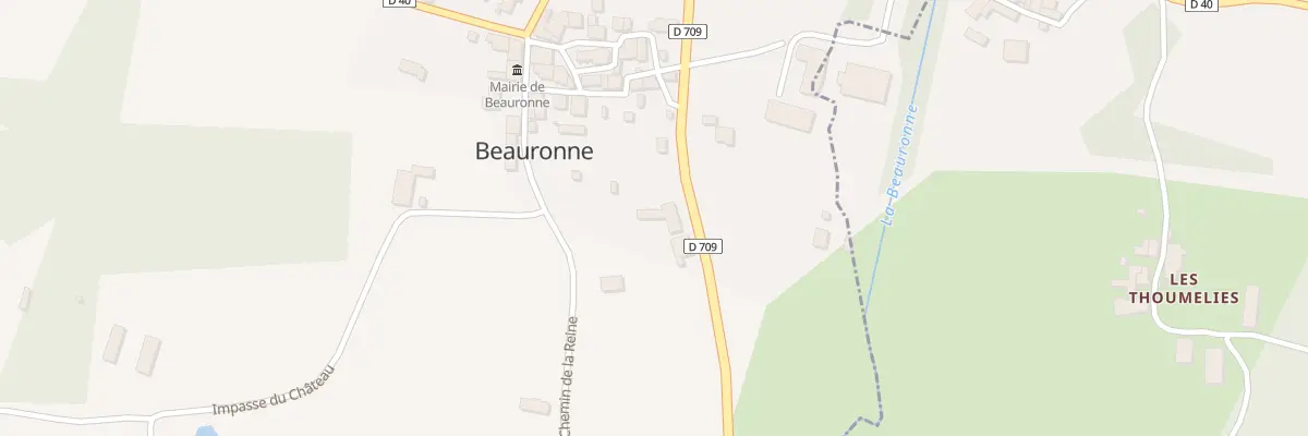 Plan du 208 Rte de Guyenne à Beauronne