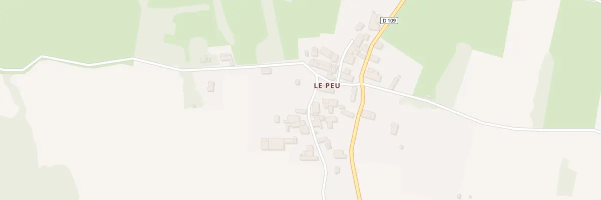 Plan du 4 Le Peu à Surin