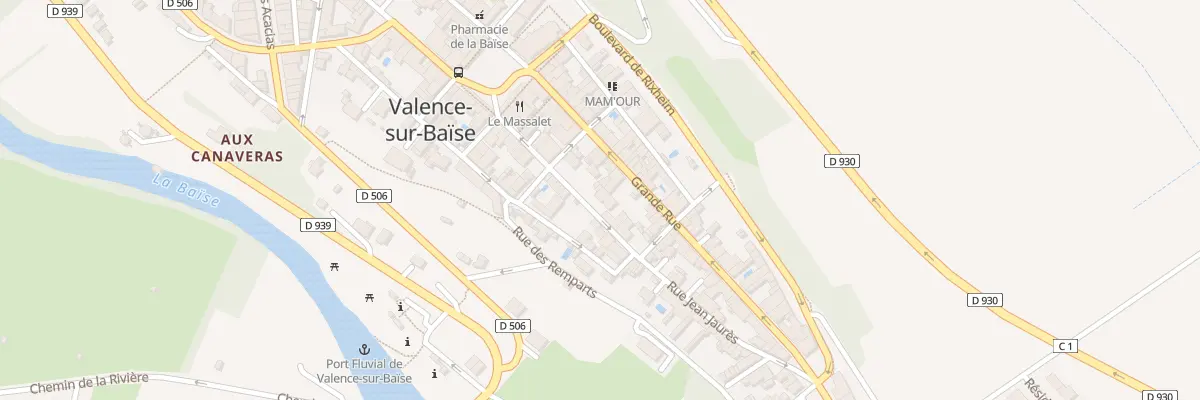 Plan du 9 Rue Jean Jaurès à Valence-sur-Baïse