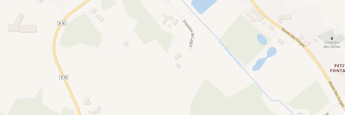 Plan du 31 Les Margaroux aux Lèches