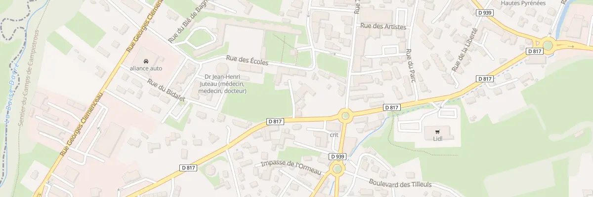 Plan du 30 Imp Bidalet à Lannemezan