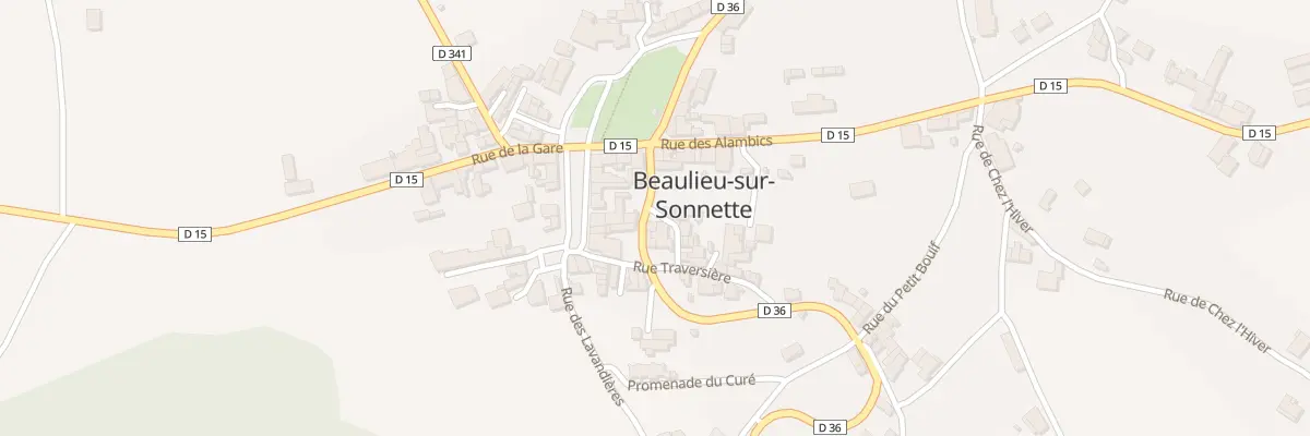 Plan du 1 Rue du Pont à Beaulieu-sur-Sonnette