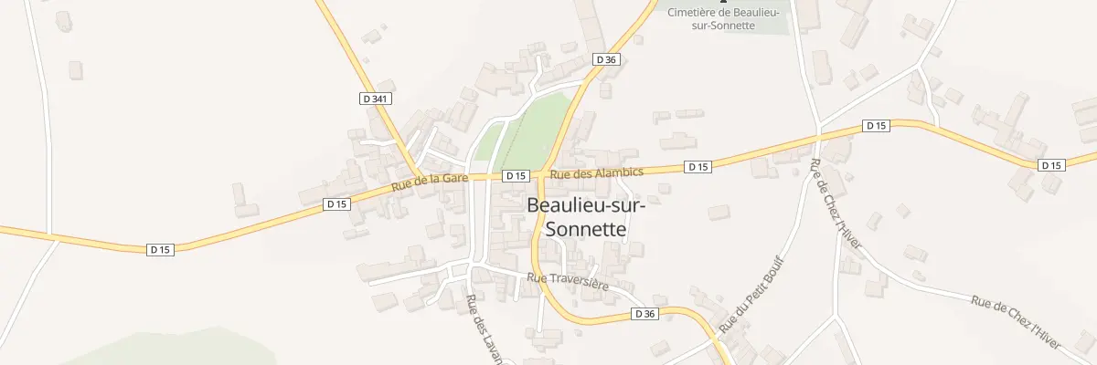 Plan du 5112 Le Bourg à Beaulieu-sur-Sonnette