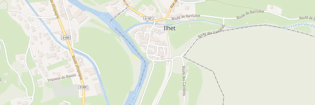 Plan du 5064 La Vielle Debat à Ilhet