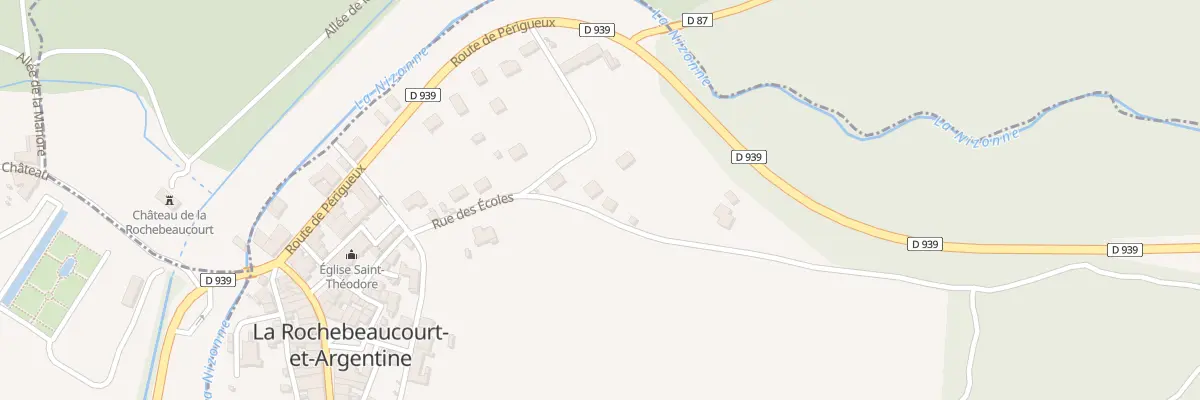 Plan du 3 Che de la Fontaine de Bonneuil à La Rochebeaucourt-et-Argentine
