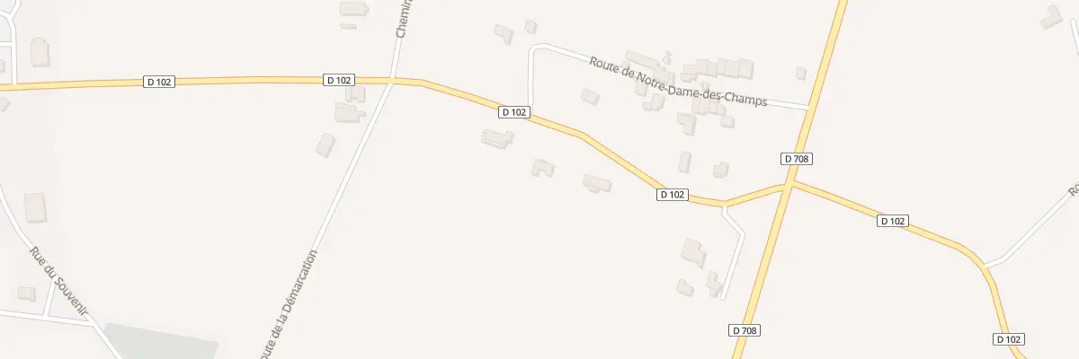 Plan du 588 Rte du Levant à Cherval