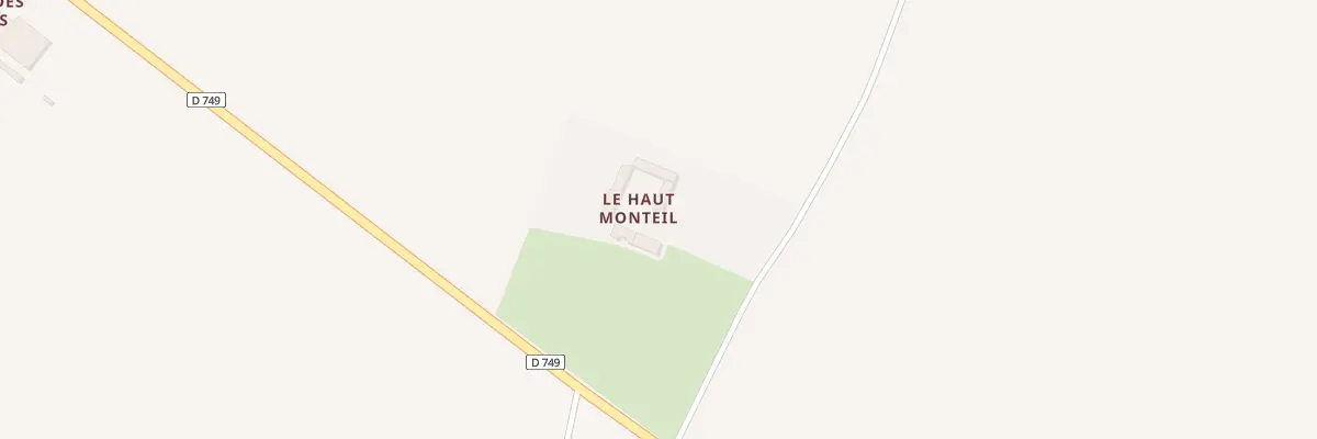 Plan du 81 Le Haut Monteil à Razines