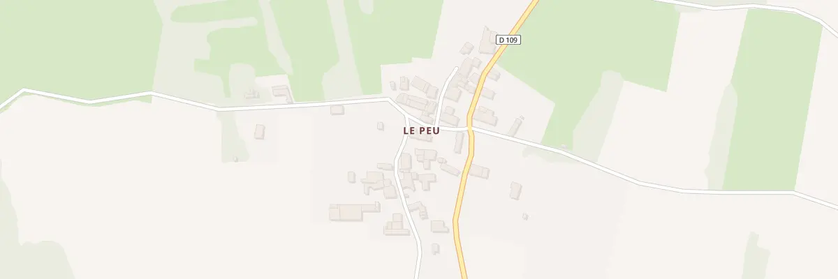 Plan du 5078 Le Peu à Surin