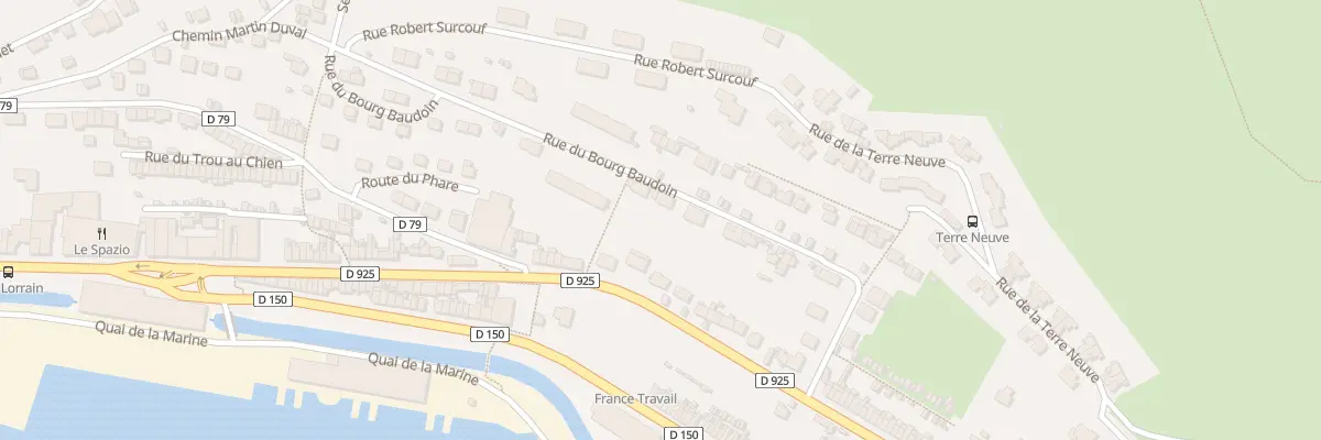 Plan du 241 Rue du Bourg Baudoin à Fécamp